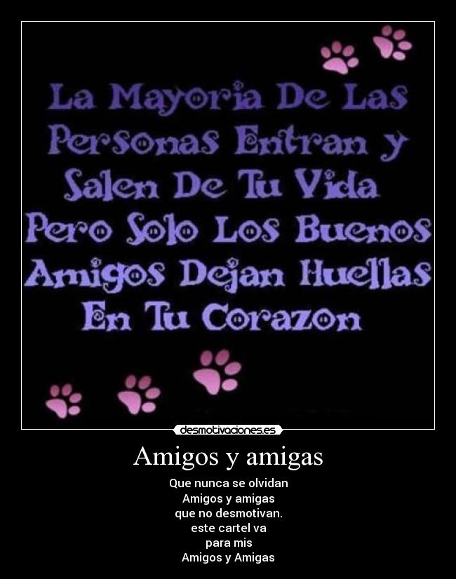 Amigos y amigas - 