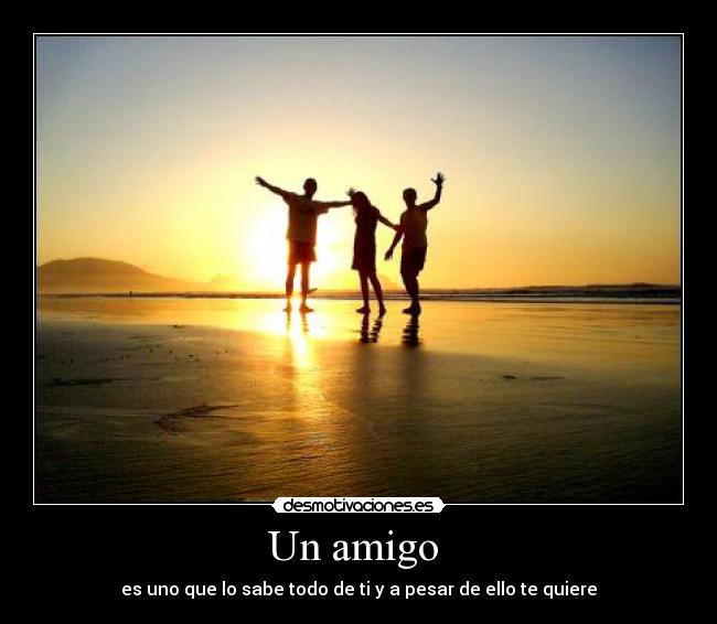 Un amigo -