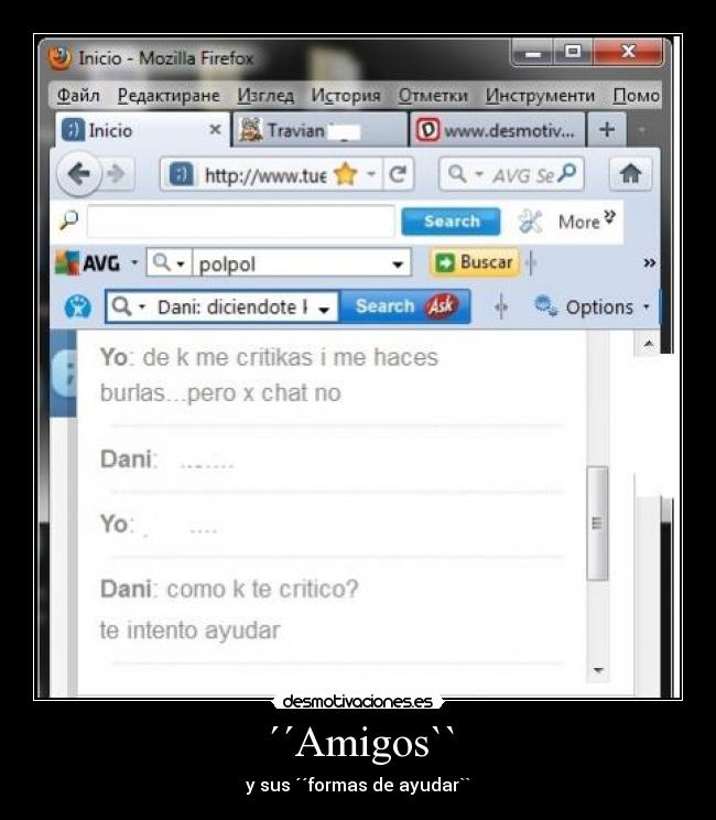 ´´Amigos`` - y sus ´´formas de ayudar``