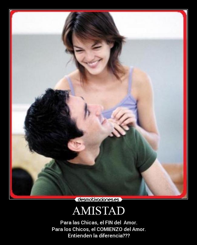 carteles amistad amistad hombre mujer desmotivaciones