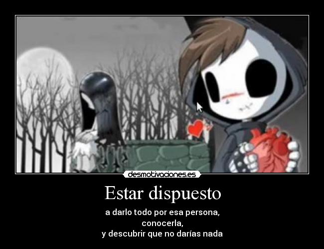 Estar dispuesto - 