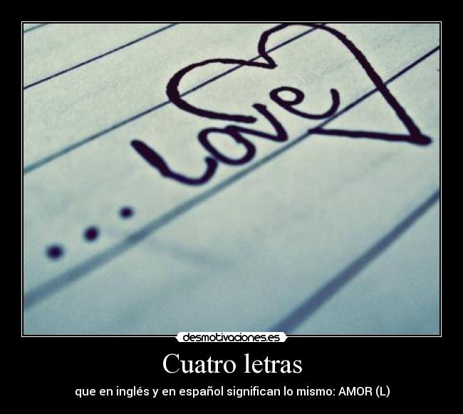 Cuatro letras -