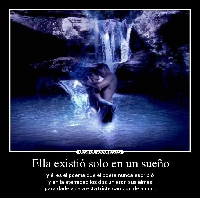 Ella existió solo en un sueño -