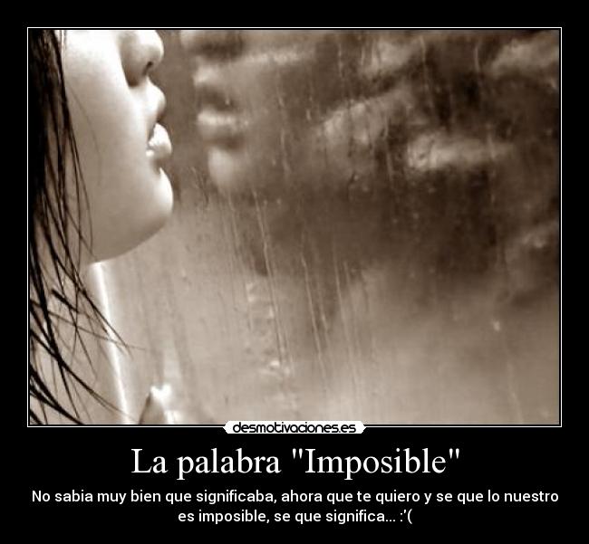 La palabra Imposible -