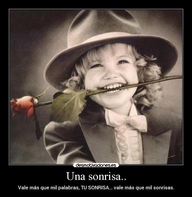 Una sonrisa.. - 