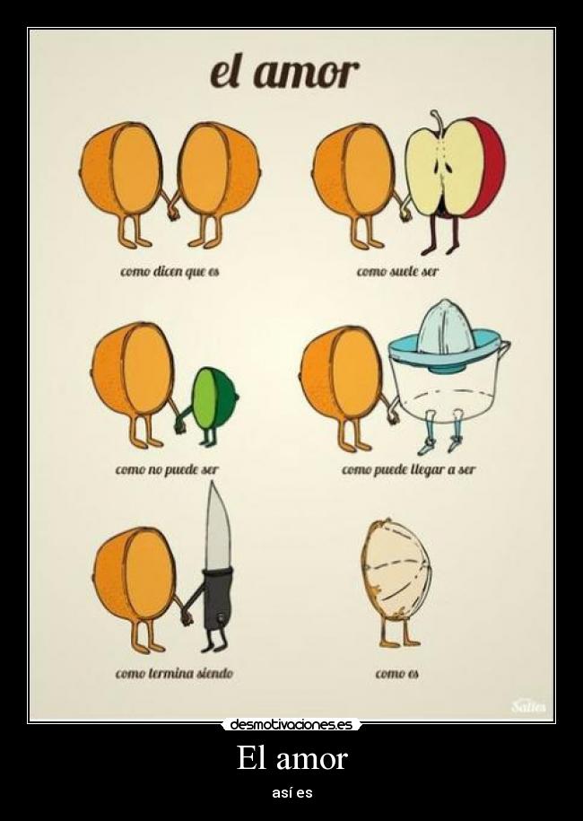 El amor - así es