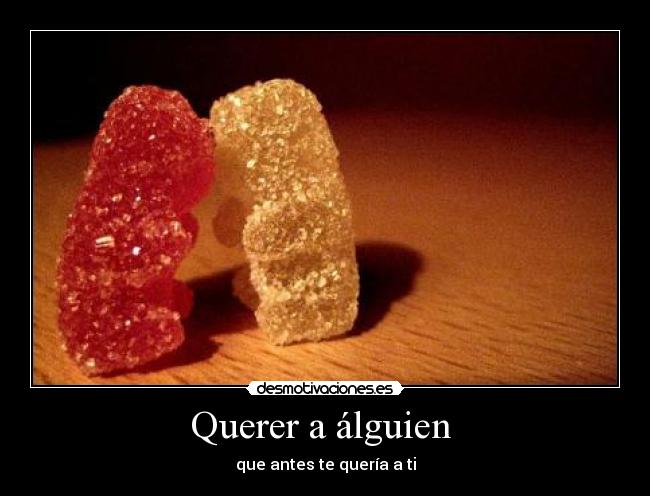 Querer a álguien -