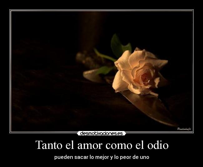 Tanto el amor como el odio - 