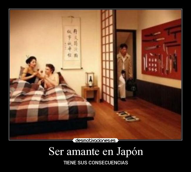 Ser amante en Japón -