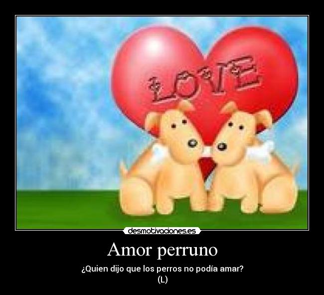 Amor perruno -