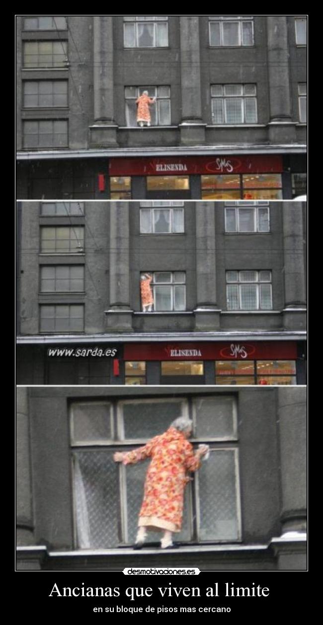 Ancianas que viven al limite -