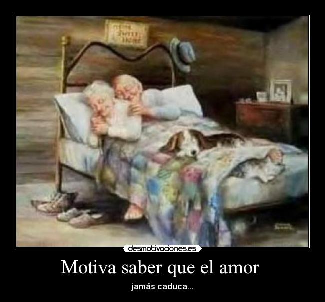 Motiva saber que el amor -