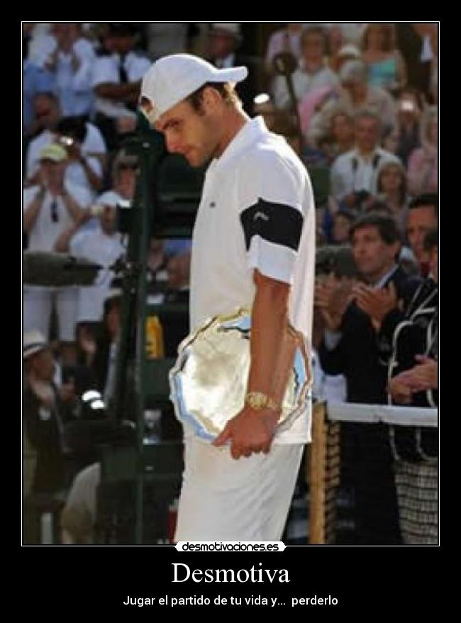 Desmotiva - Jugar el partido de tu vida y... perderlo