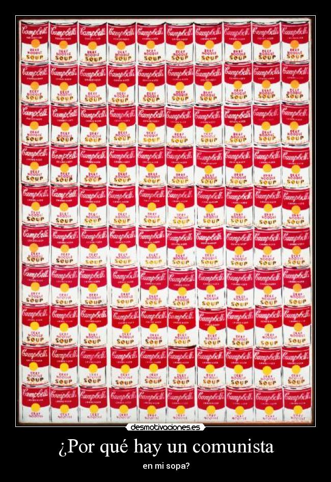 ¿Por qué hay un comunista -