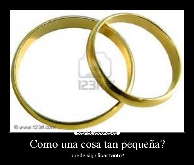 Como una cosa tan pequeña? - 