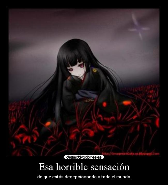 Esa horrible sensación - 