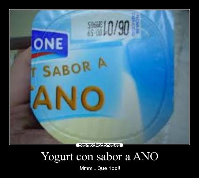 Yogurt con sabor a ANO -