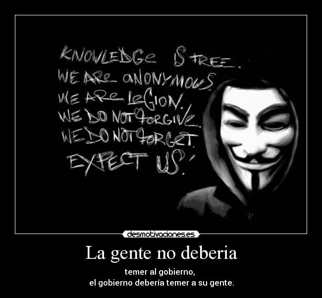 La gente no deberia -