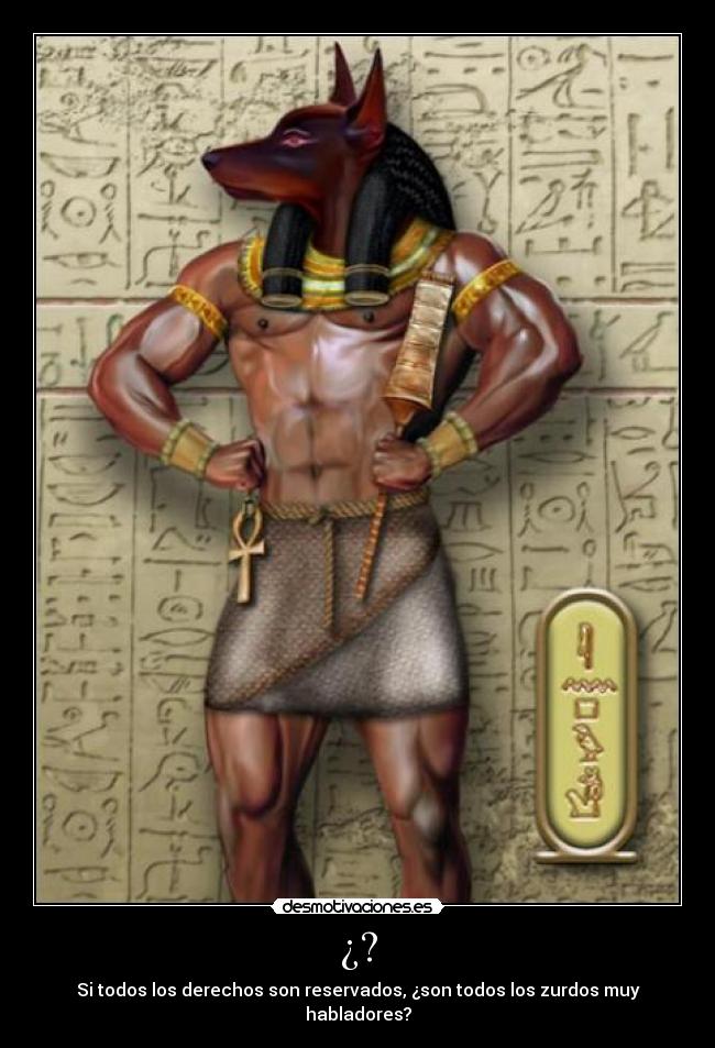 ¿? - Si todos los derechos son reservados, ¿son todos los zurdos muy habladores?