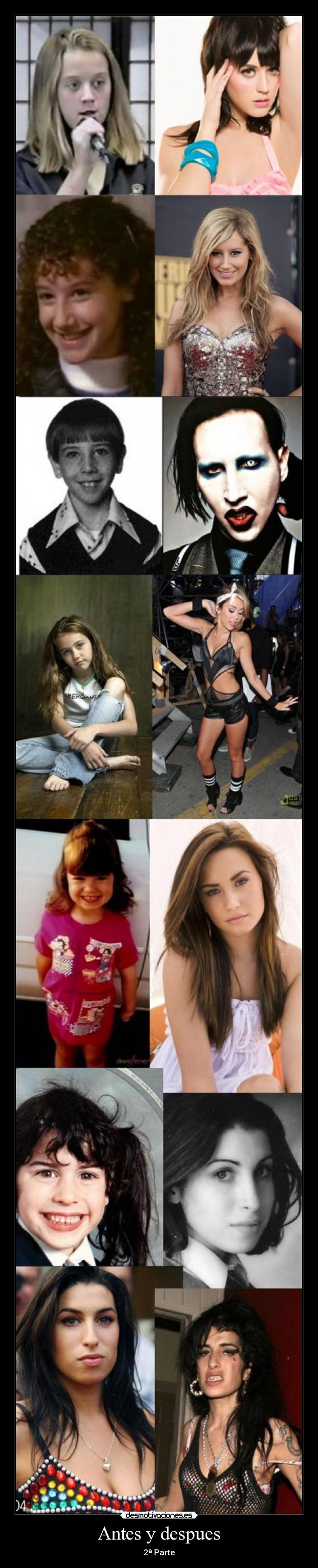 carteles katy perry ashley tisdale marilyn manson demi lovato amy winehouse desmotivaciones