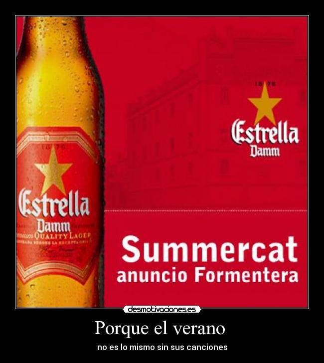 Porque el verano - no es lo mismo sin sus canciones