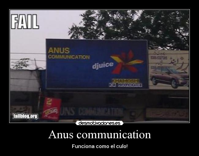 Anus communication - 