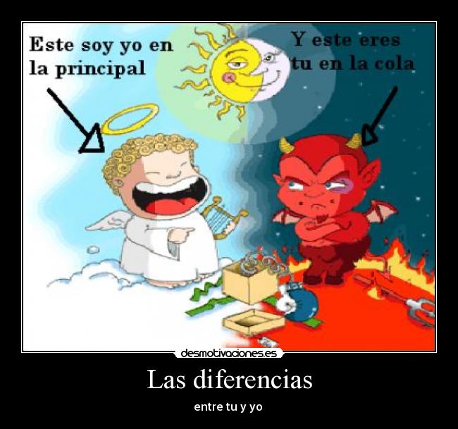 Las diferencias - entre tu y yo 