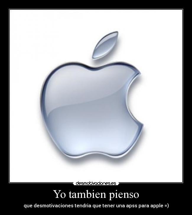 carteles apple desmotivaciones