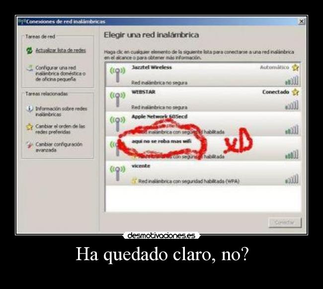 carteles roben wifi fail desmotivaciones