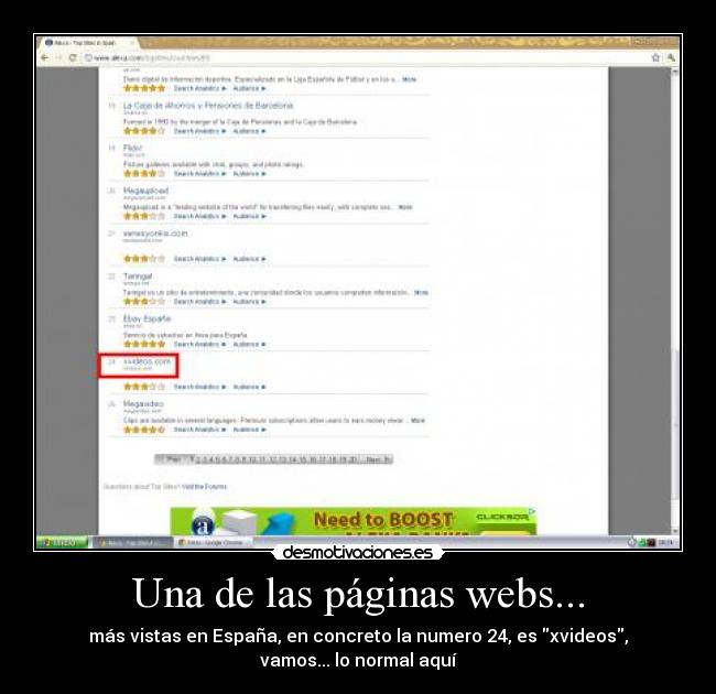 carteles paginas webs mas vistas desmotivaciones