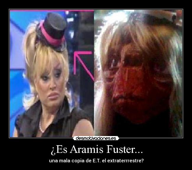 ¿Es Aramis Fuster... - una mala copia de E.T. el extraterrrestre?