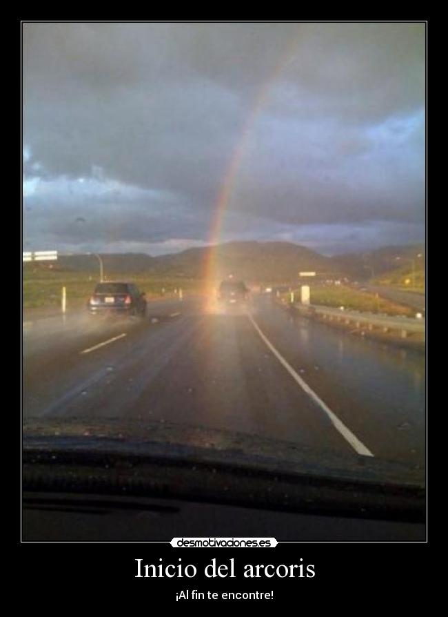 carteles arcoiris carretera inicio desmotivaciones