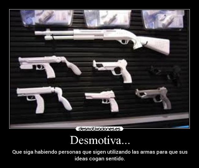 Desmotiva... -
