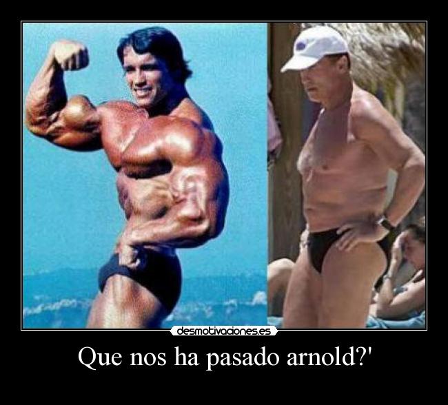 Que nos ha pasado arnold? -