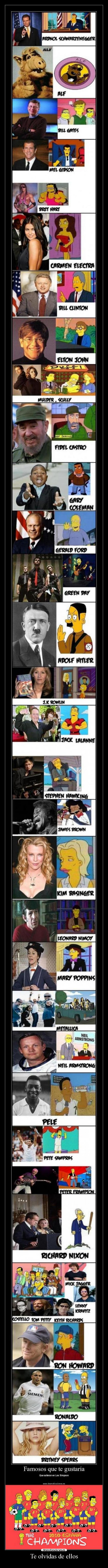 Te olvidas de ellos -