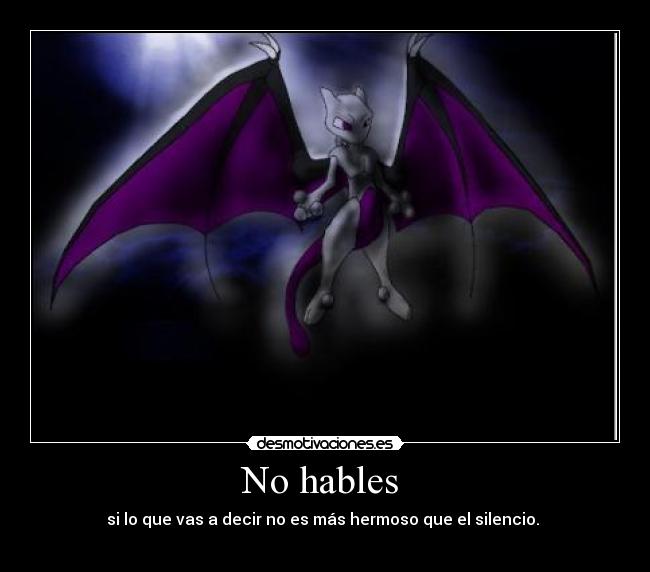 No hables  - 