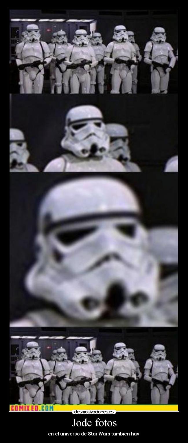 Jode fotos - en el universo de Star Wars tambien hay 