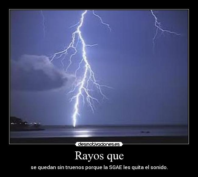 Rayos que -