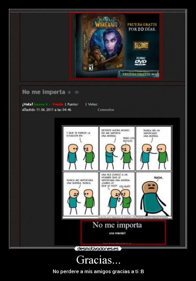 Gracias... - No perdere a mis amigos gracias a ti :B