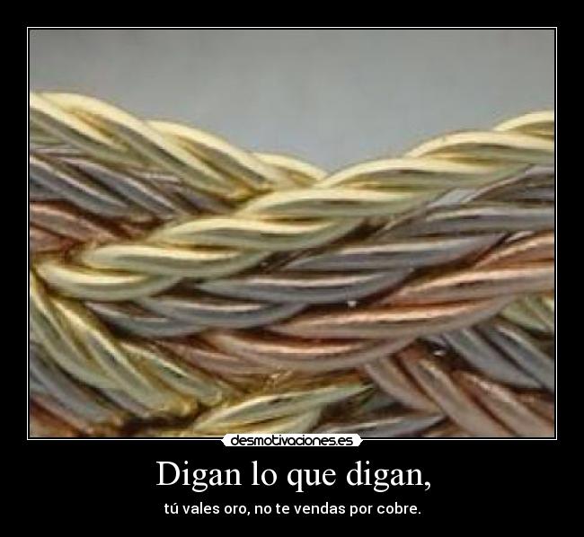 Digan lo que digan, - 