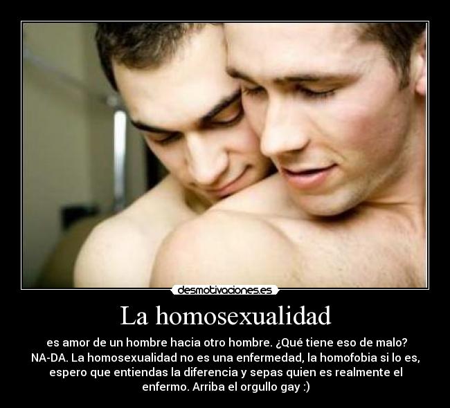 La homosexualidad -