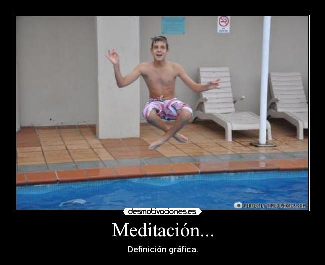 Meditación... - Definición gráfica.
