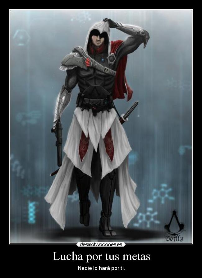 Lucha por tus metas - Nadie lo hará por ti.