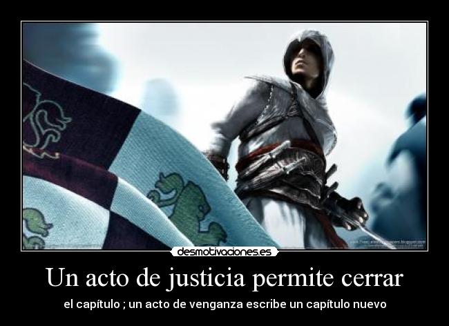 Un acto de justicia permite cerrar -