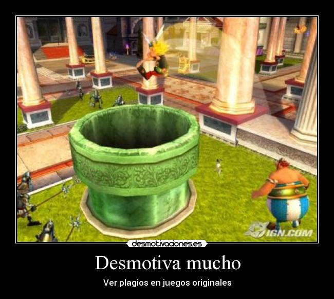 Desmotiva mucho - Ver plagios en juegos originales