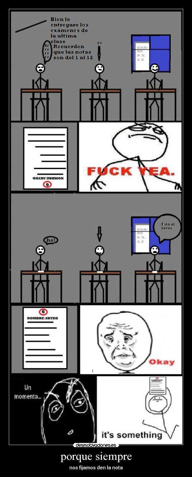 porque siempre - nos fijamos den la nota