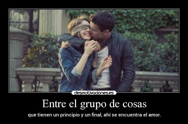 Entre el grupo de cosas - 