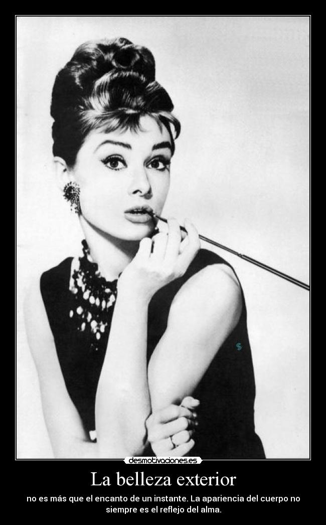 La belleza exterior -