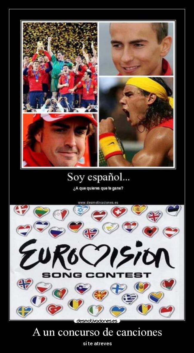 A un concurso de canciones - si te atreves