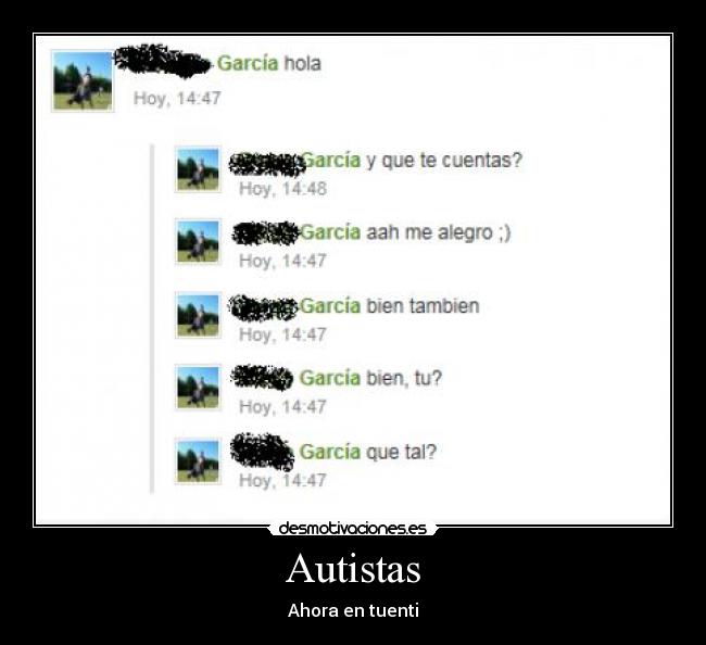 Autistas - Ahora en tuenti